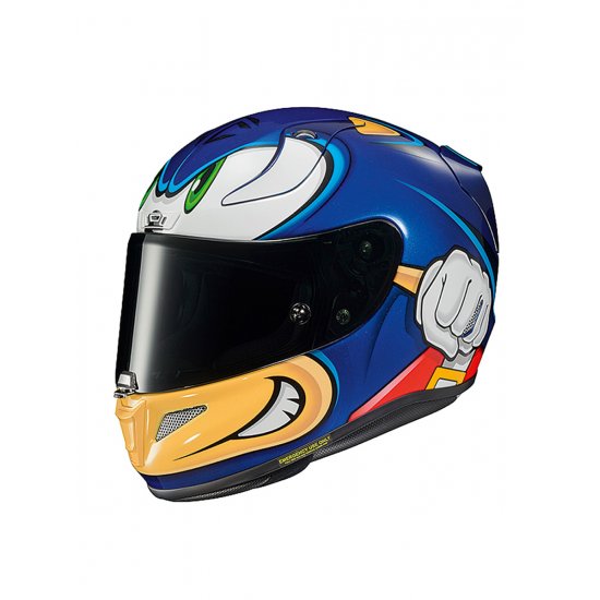 HJC RPHA 11 Sonic Sega Motorcycle Helmet at JTS Biker Clothing